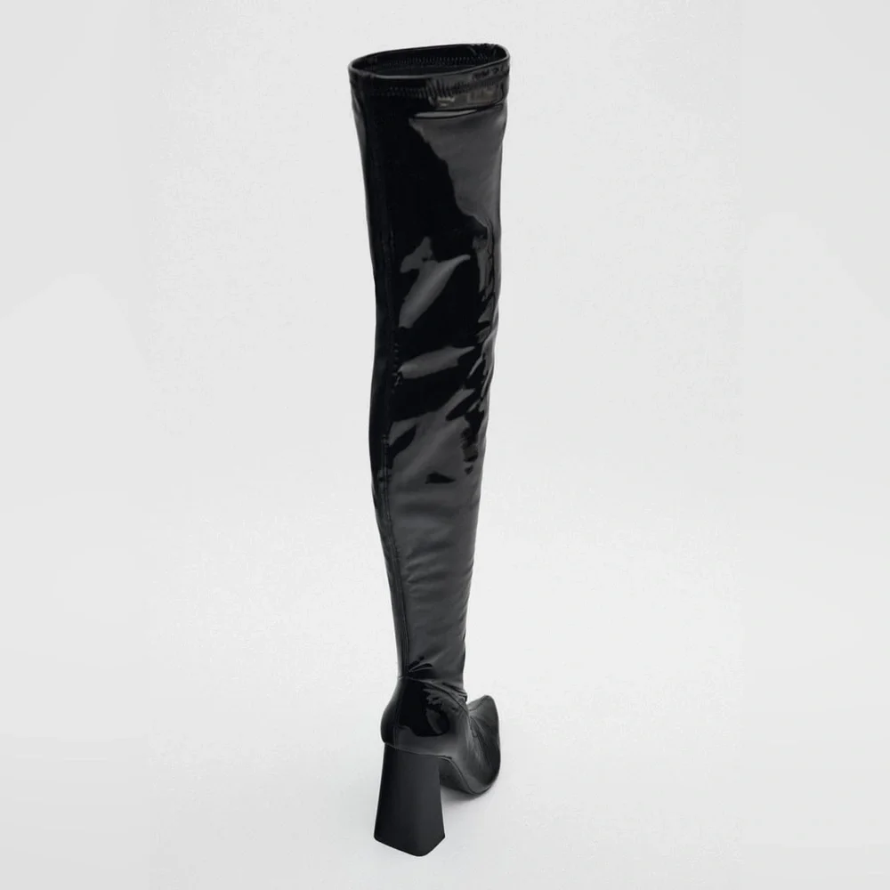 ZARA HIGH HEEL OVER THE KNEE BOOTS